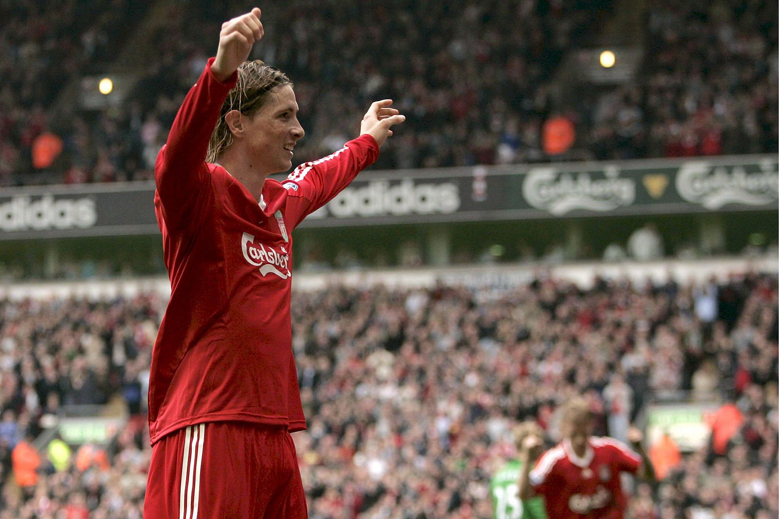 Fernando Torres ha hechizado con sus goles a la grada de Anfield.