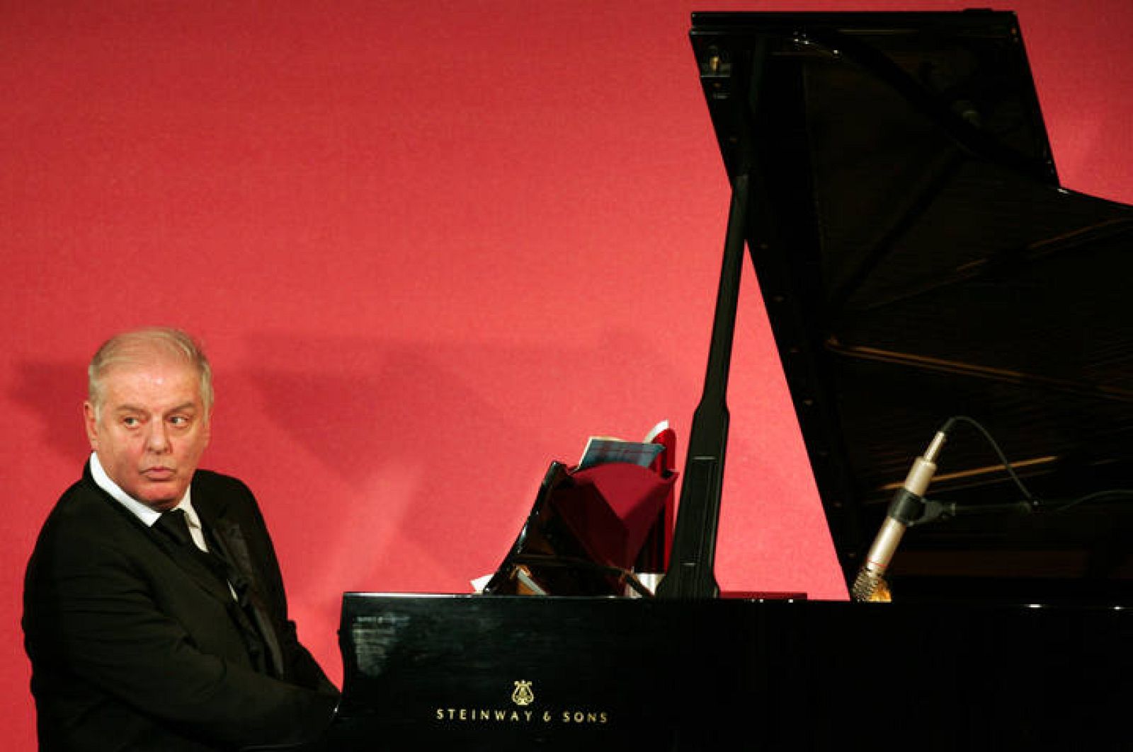 Conductor and pianist Barenboim plays in Berlin