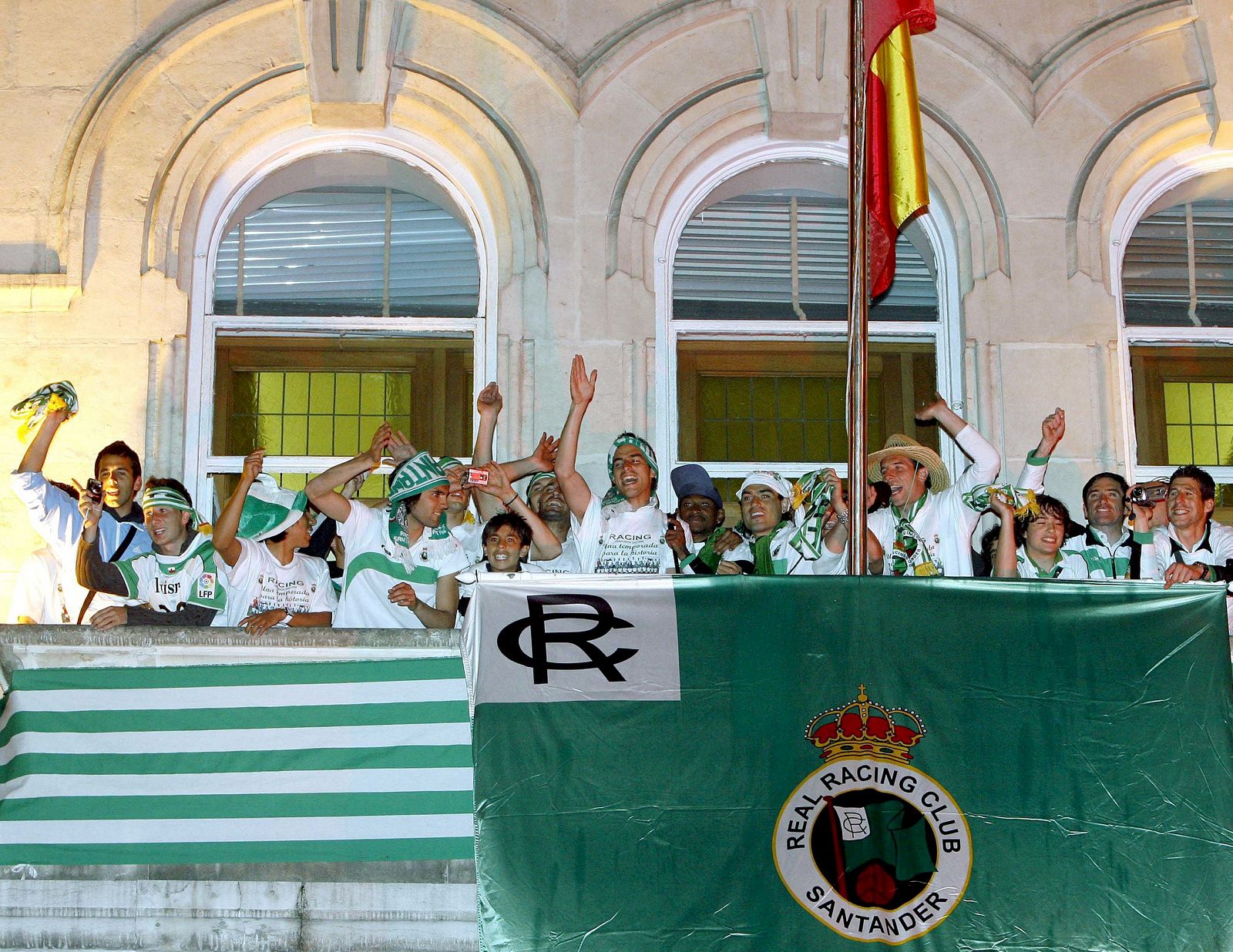 Fiesta en Santander por el Racing