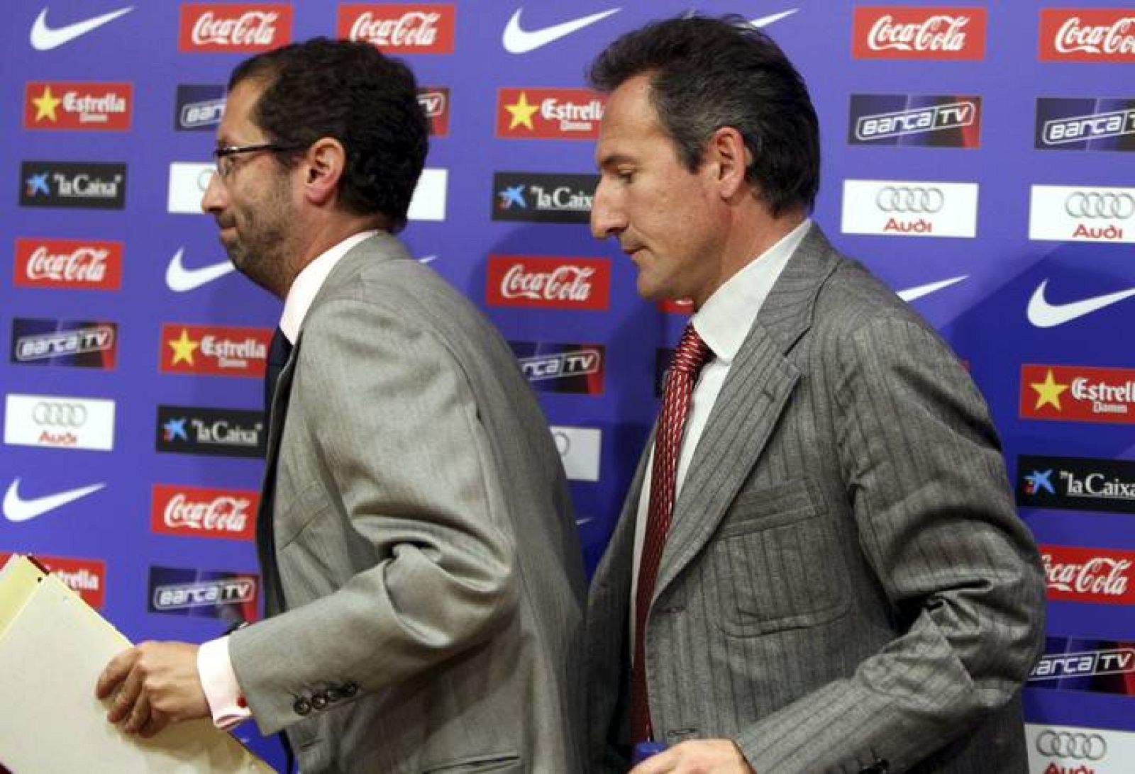 Ingla y 'Txiki' responsabilizan a jugadores y cuerpo técnico de la mala temporada azulgrana.