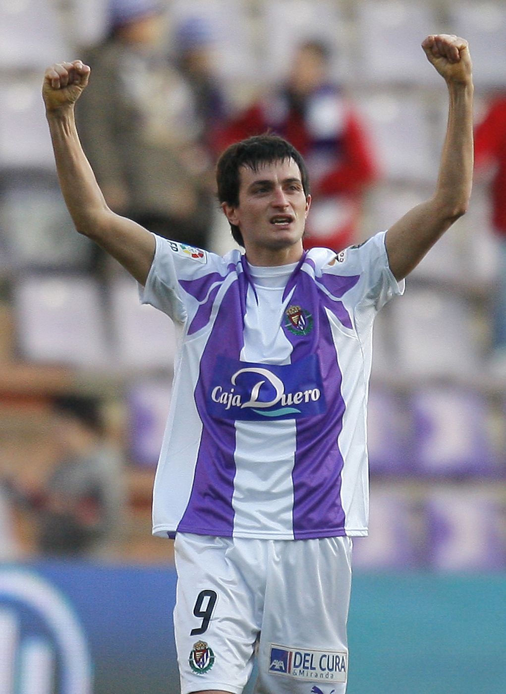 Joseba LLorente fue uno de los artífices del último ascenso del Real Valladolid a Primera División.