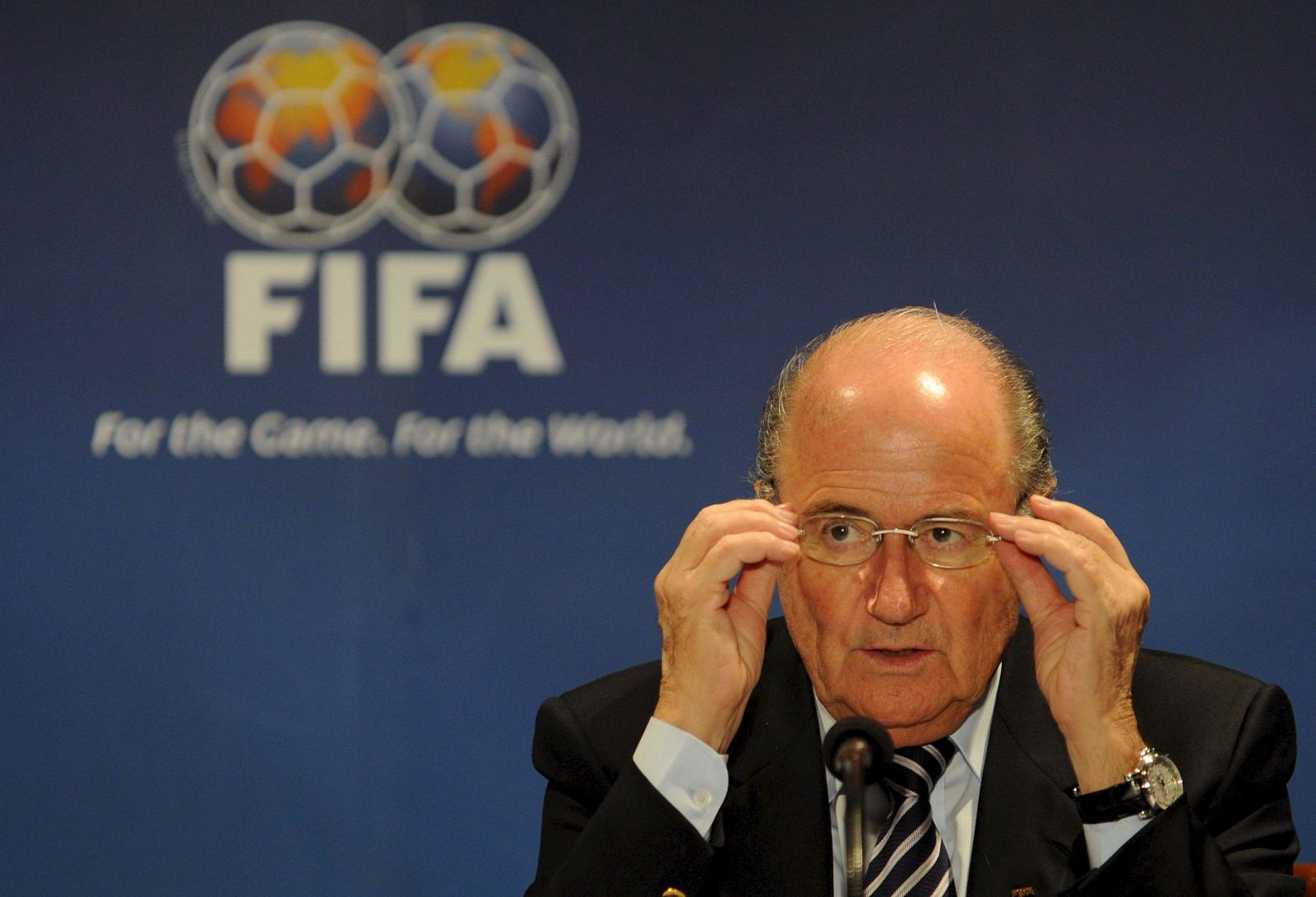 Sepp Blatter, presidente de la FIFA