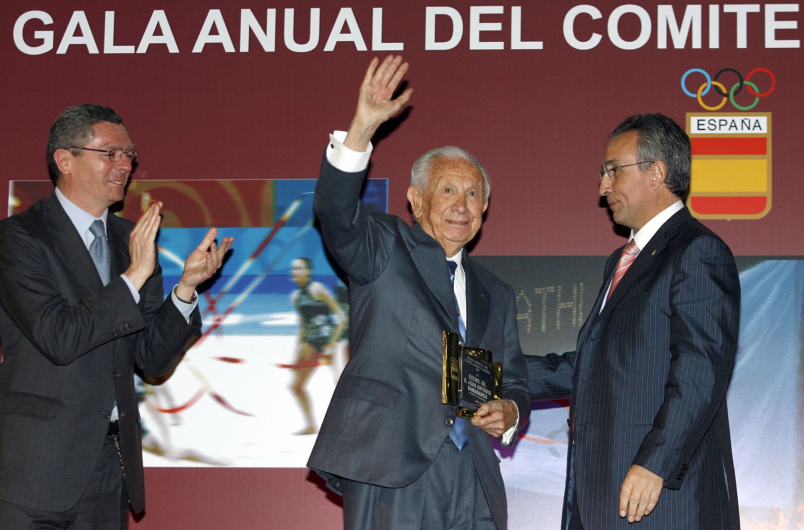 Samaranch, premiado en la gala del COE