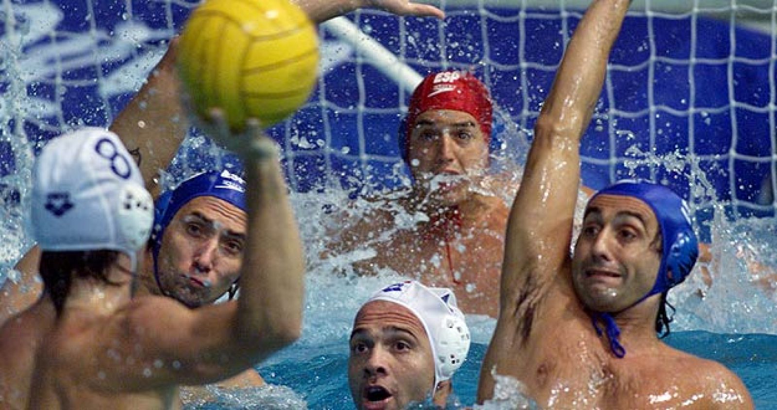 La defensa española capitaneada por Estiarte en los Juegos de Sidney