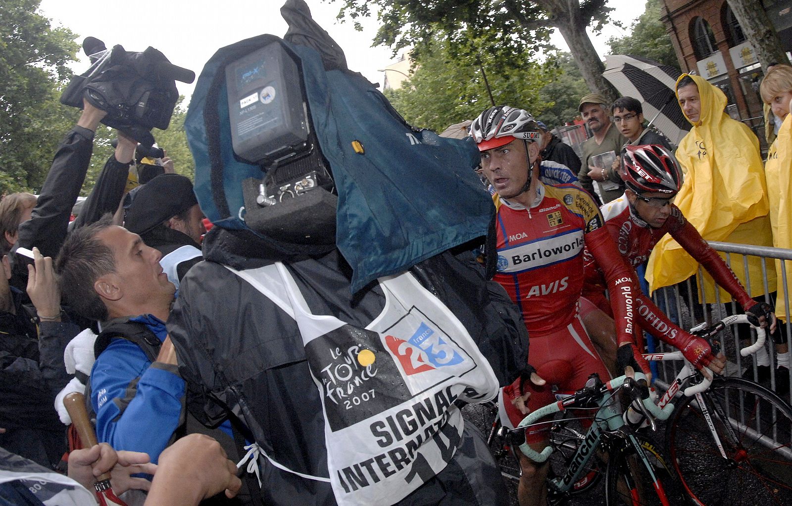 Moisés Dueñas, en una imagen de este Tour de Francia.
