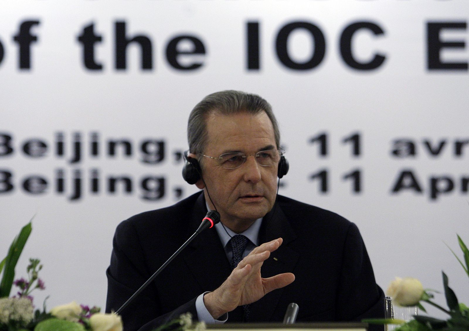 Jacques Rogge, presidente del COI.