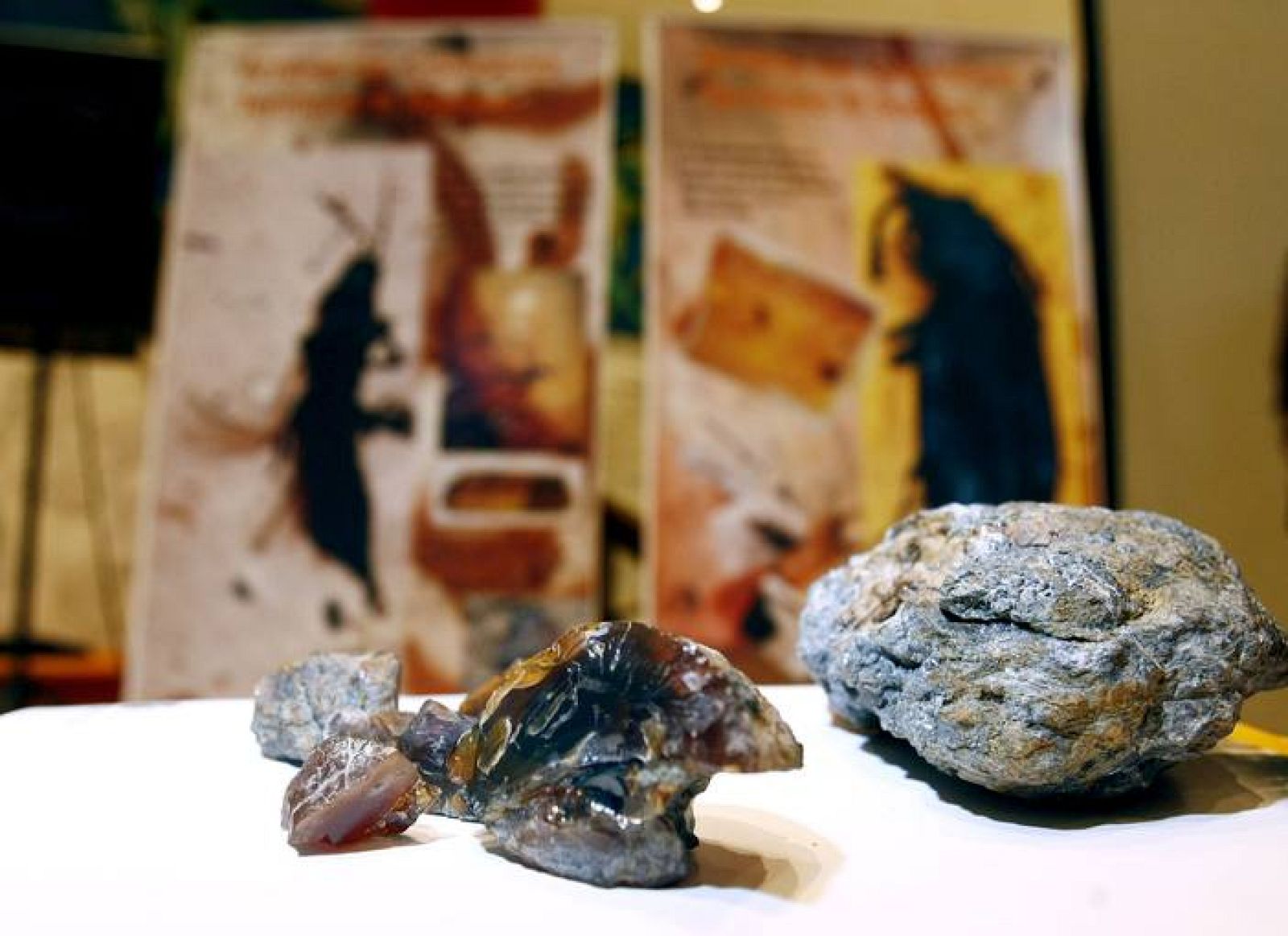 Fragmentos de ámbar del Cretácico inferior. 