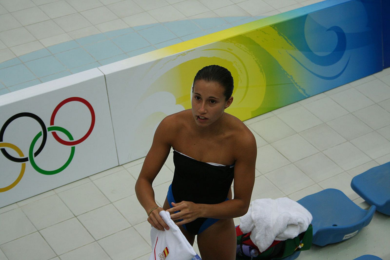 Jennifer, después del entrenamiento. Para la joven, natural de Las Palmas, éstos son sus primeros Juegos Olímpicos.