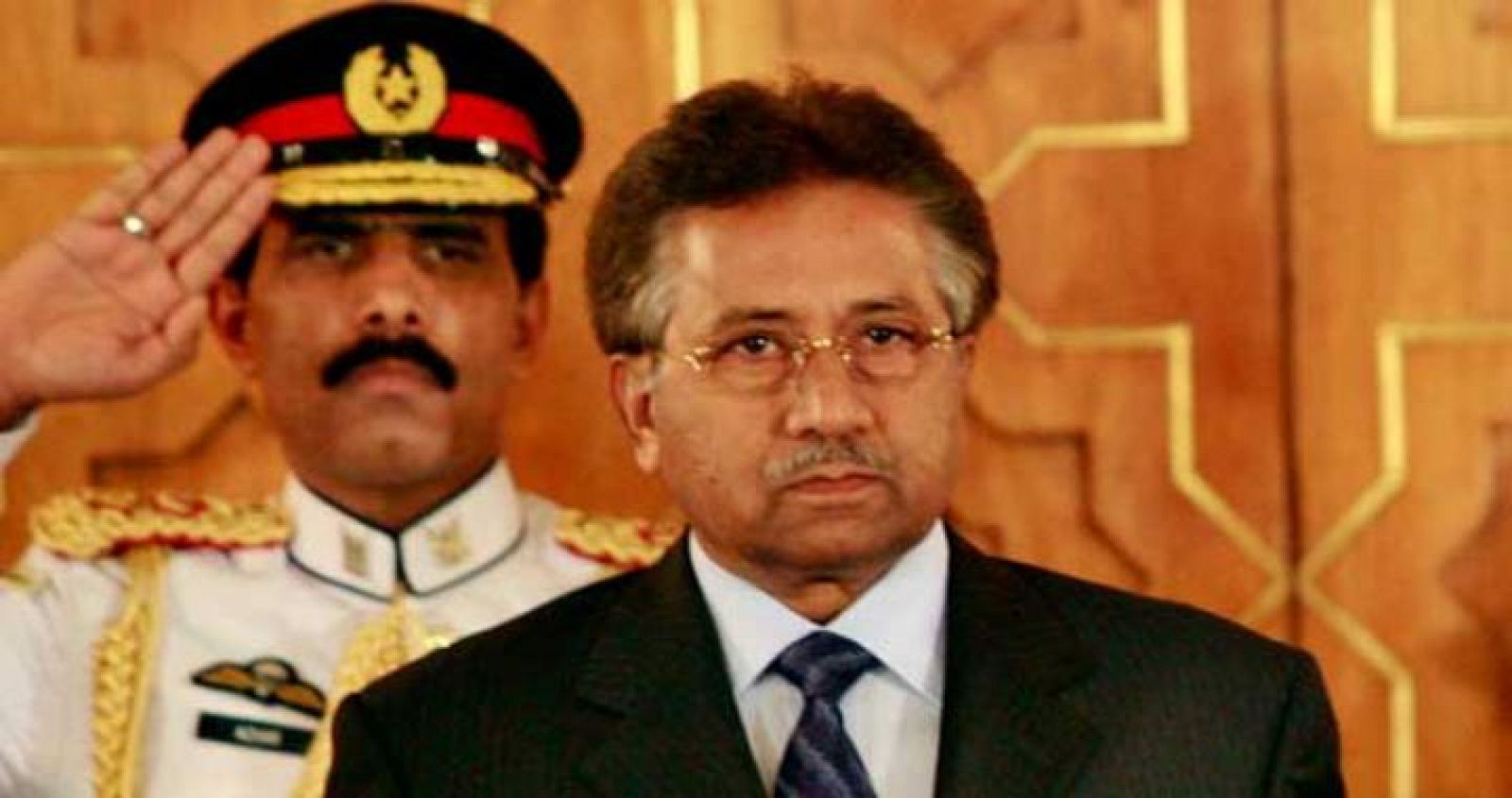 El Presidente Musharraf durante una reciente ceremonia en Islamabad