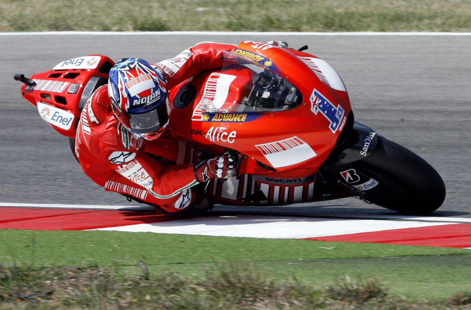 Stoner fue el ganador del GP de San Marino el año pasado.