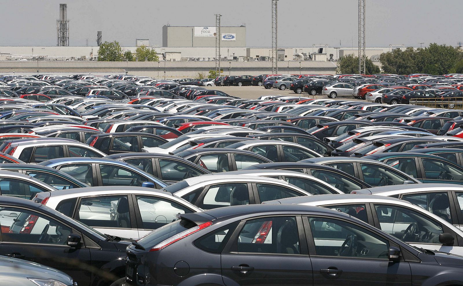 Coches en la planta de Ford en Almussafes