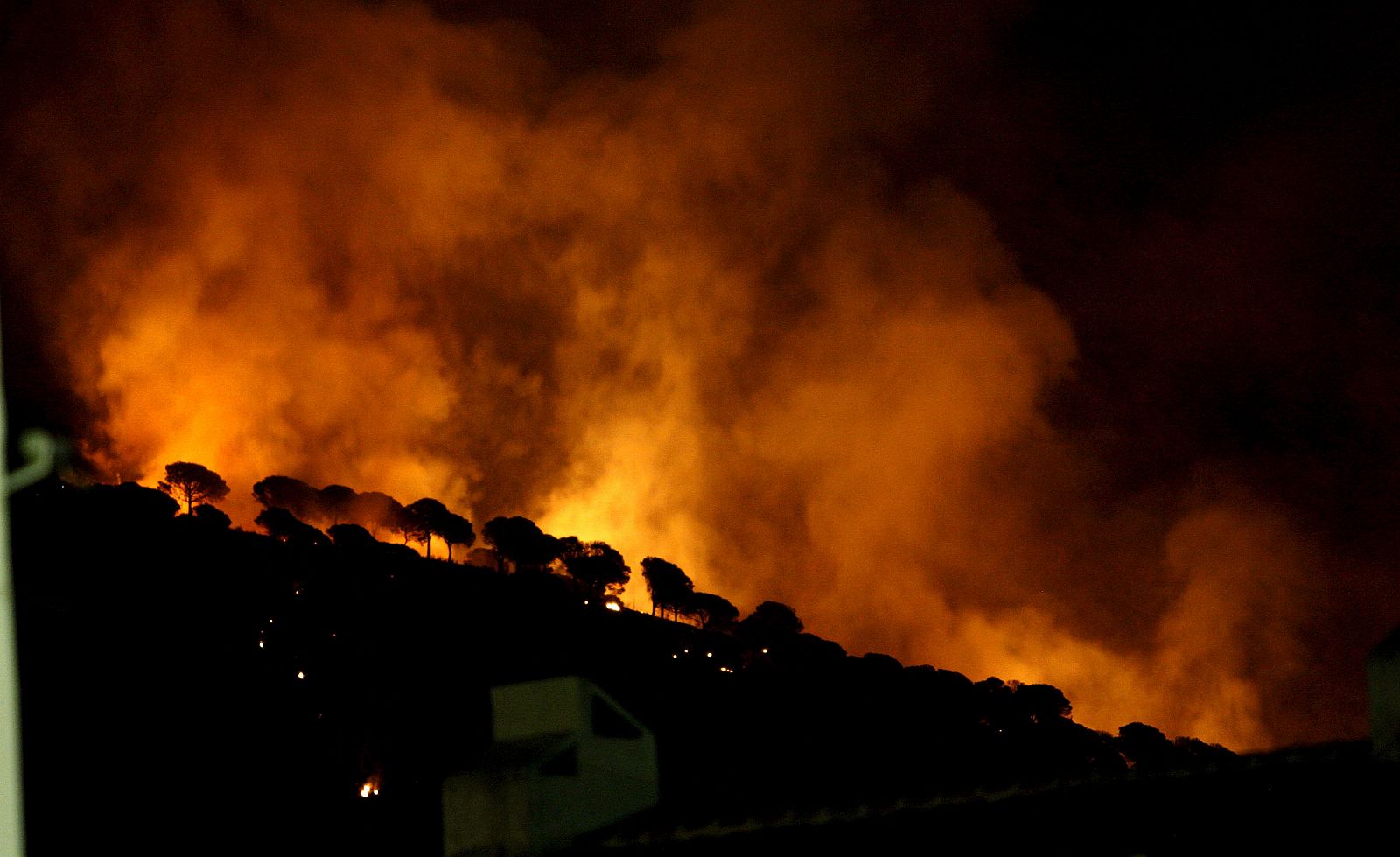 Incendio forestal en Mijas que arrasó 75 ha de matorral y pinar