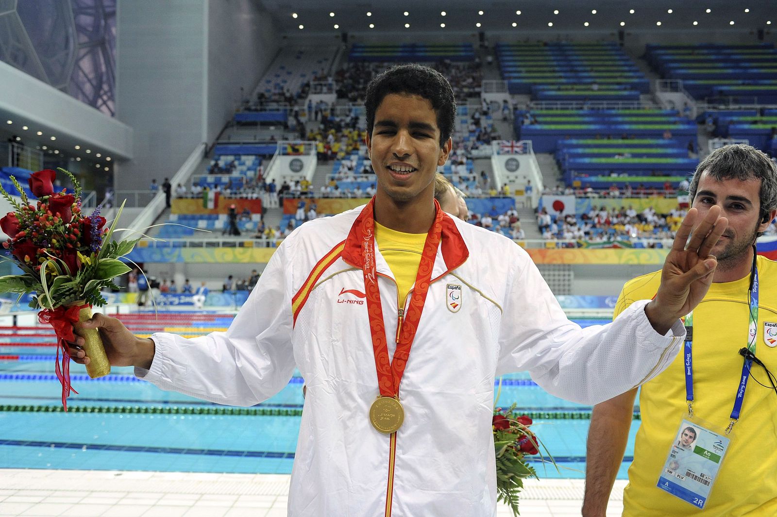 El nadador ciego Enhamed Enhamed portará la bandera española en la ceremonia de clausura.