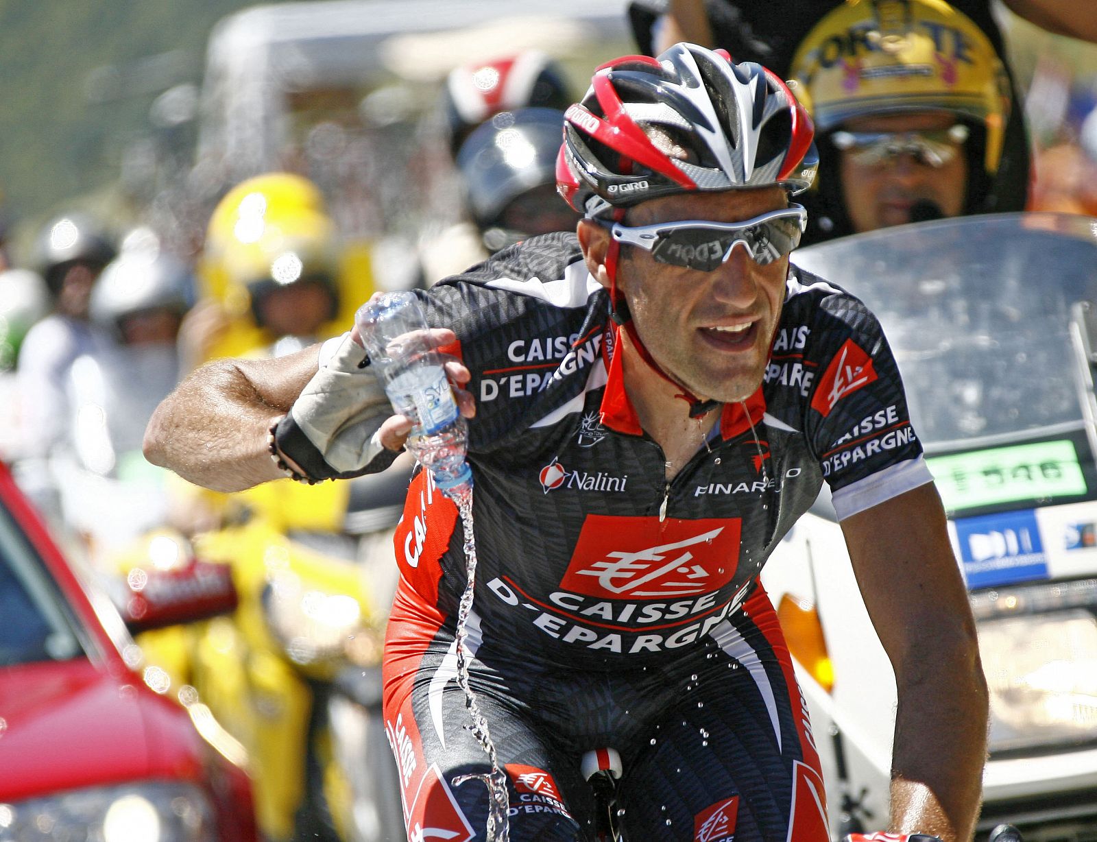 José Vicente 'Chente' García Acosta, en una etapa del Tour de 2007.