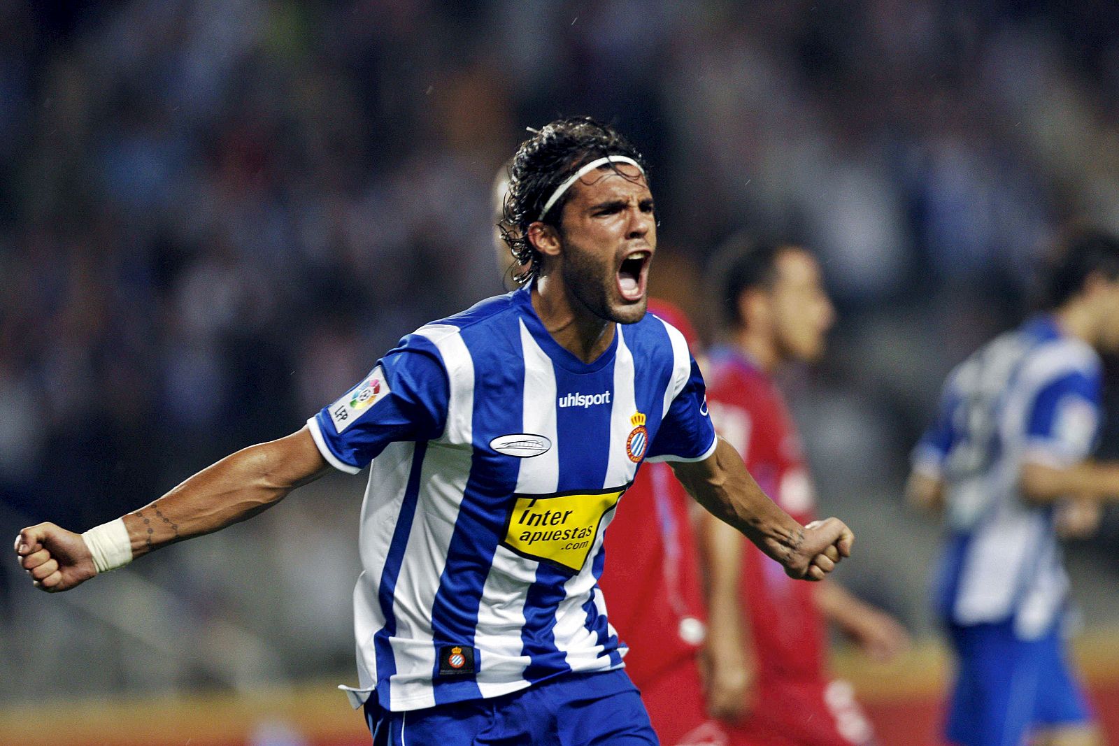 Sergio Sánchez celebra su gol con el que empató el partido ante el Getafe.