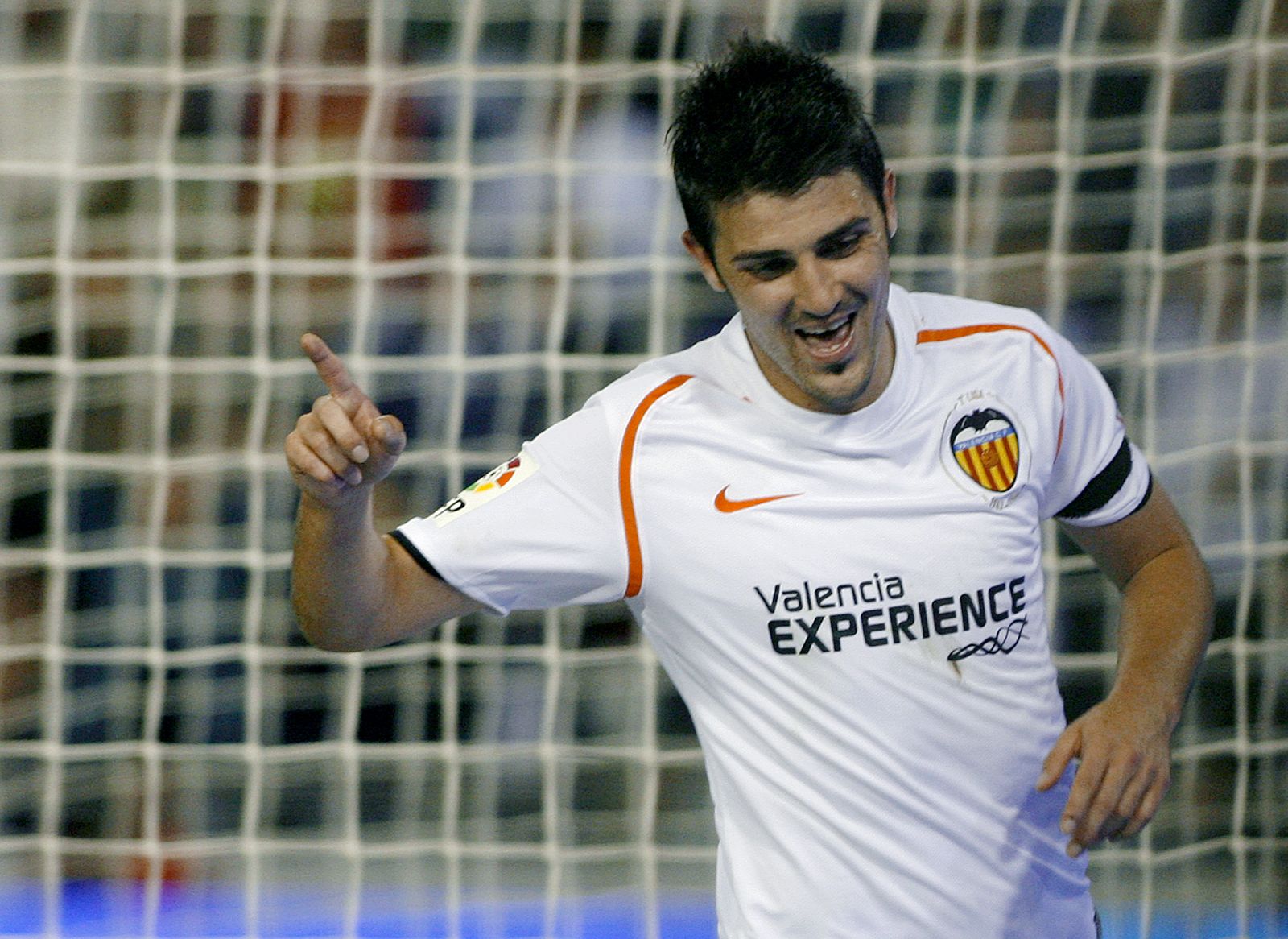 El delantero David Villa ha marcado dos goles frente al Deportivo en la última jornada de Liga.