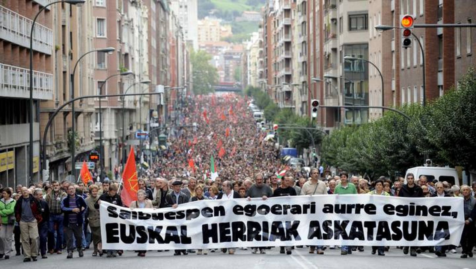 MANIFESTACIÓN IZQUIERDA ABERTZALE