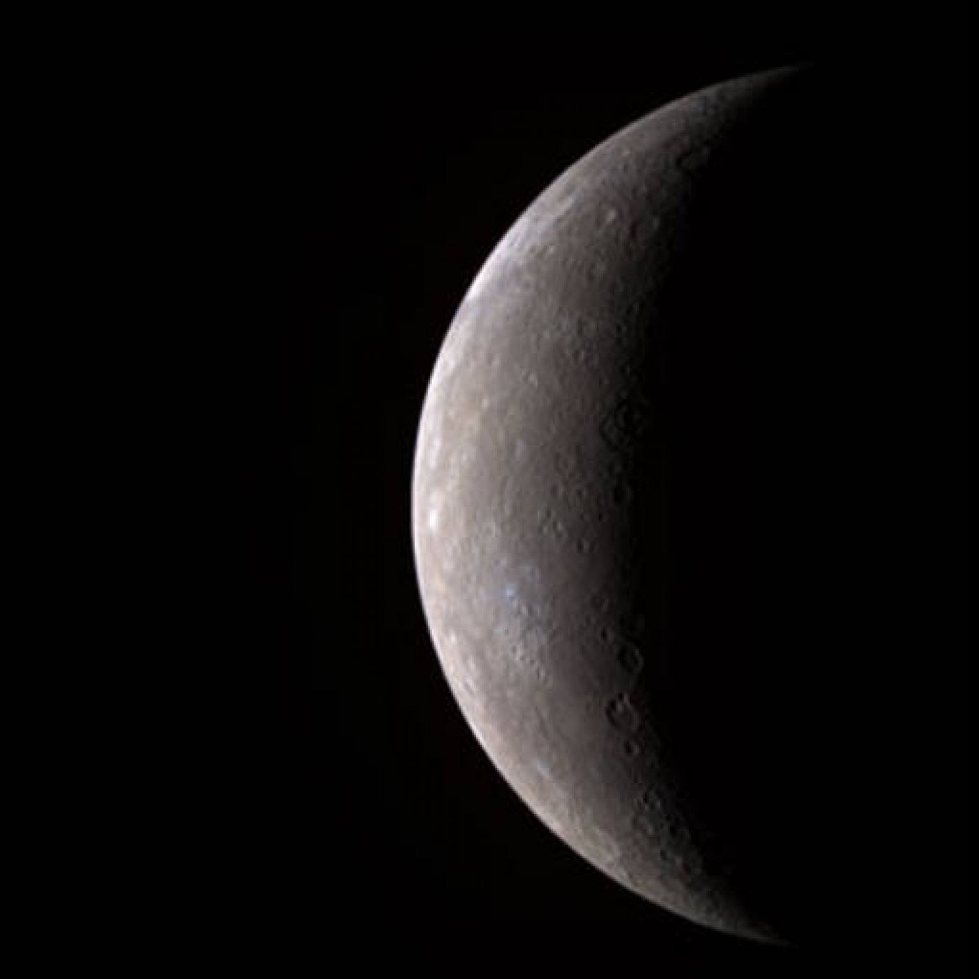 Mercurio fue visitado por una sonda en 1974 y 1975, cuando el 'Mariner 10' de la NASA pasó tres veces por el planeta.