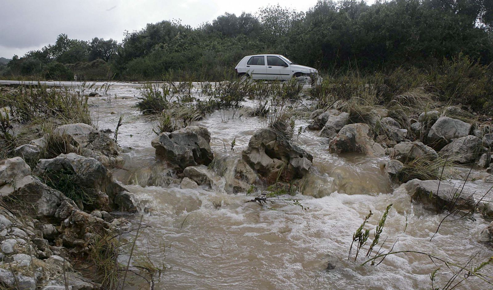 Imagen del barranco donde un pequeño perdió la vida en Castellón