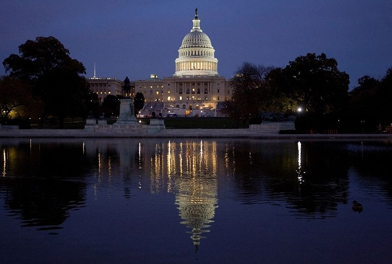 Amanecer en el Capitolio de Washington