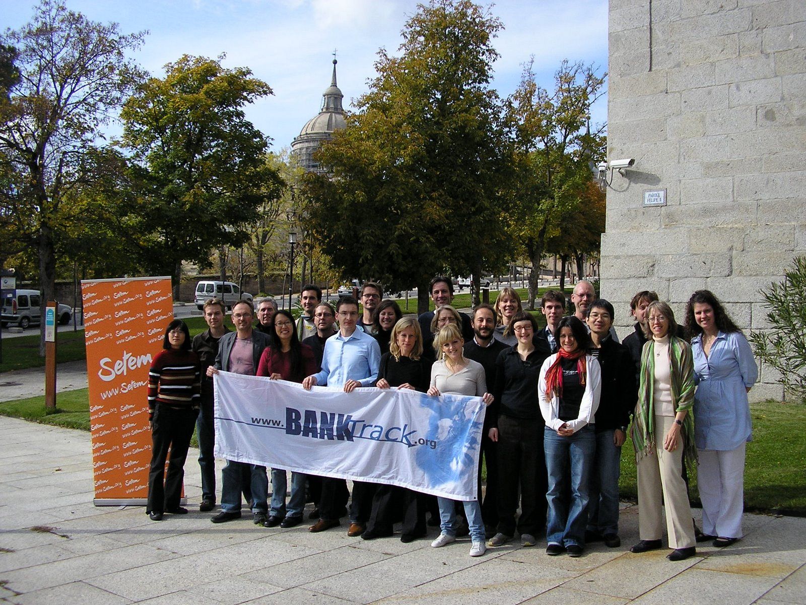 Imagen de la reunión de BankTrack en El Escorial