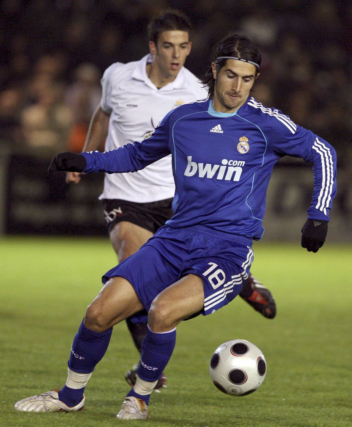 Rubén de la Red, durante el partido de ida de dieciseisavos de final de la Copa del Rey frente al Real Unión.