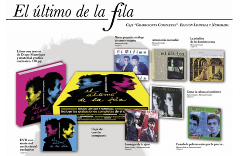 Nueva caja "Grabaciones completas" de El Último de la Fila