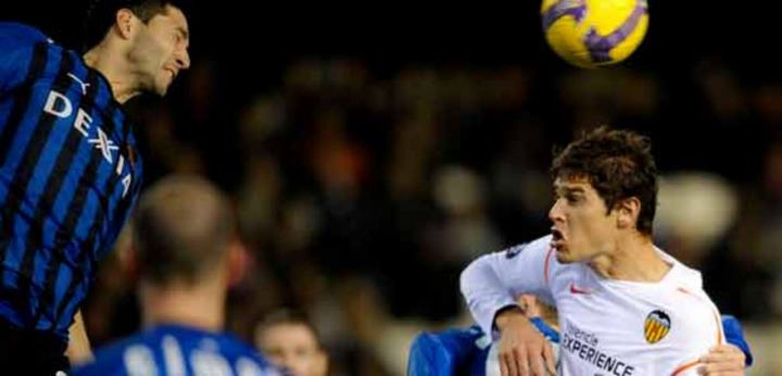 El partido en Mestalla fue bastante igualado.