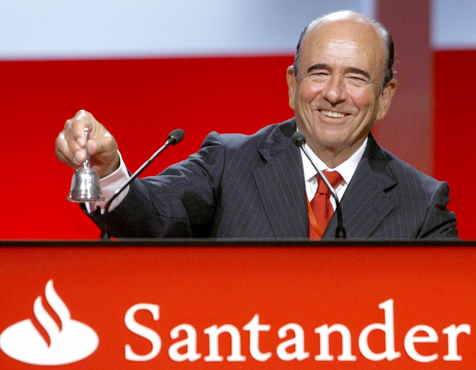 Presidente del Banco Santander, Emilio Botín