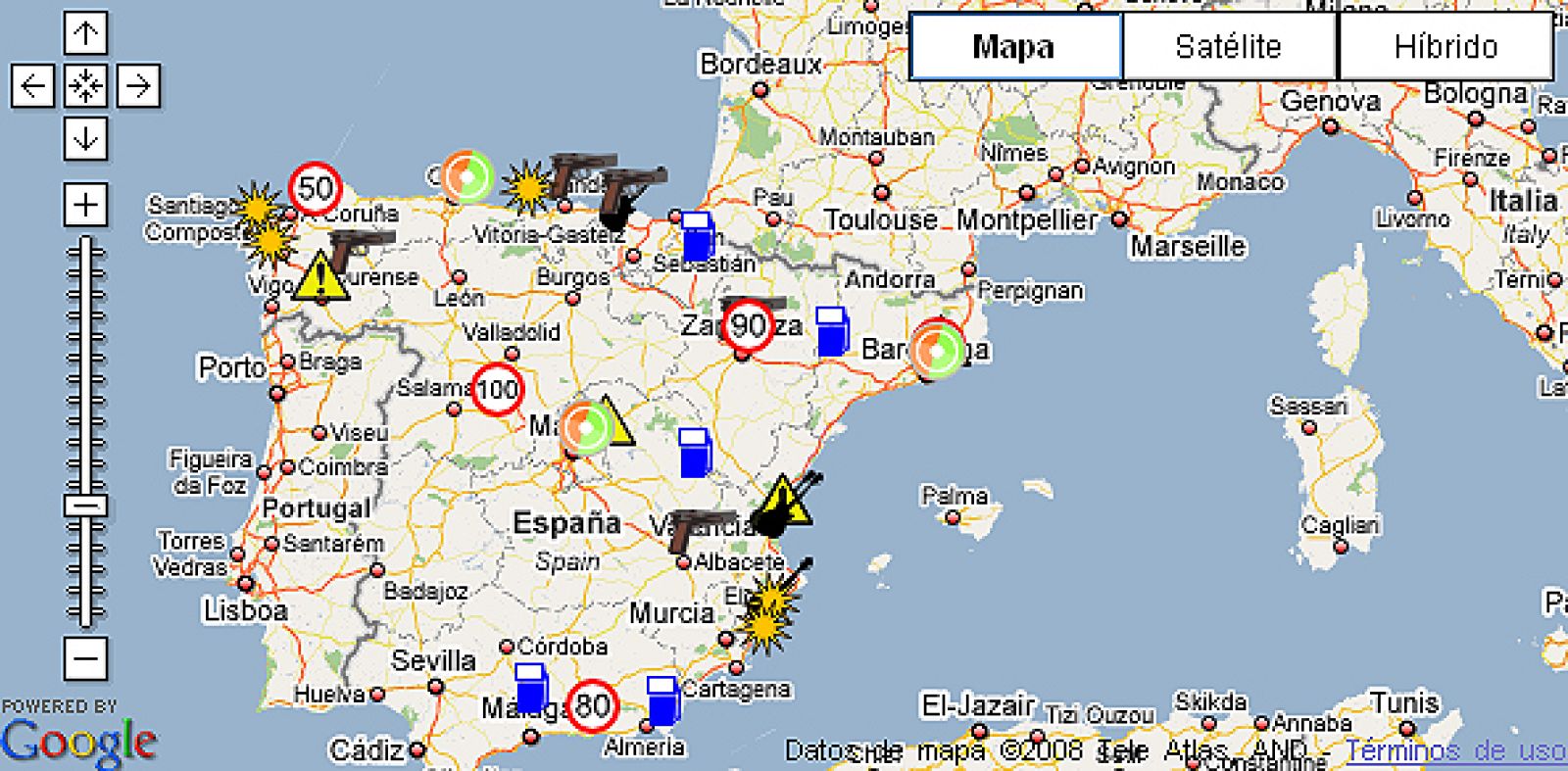 Nace el primer mapa de delitos en España