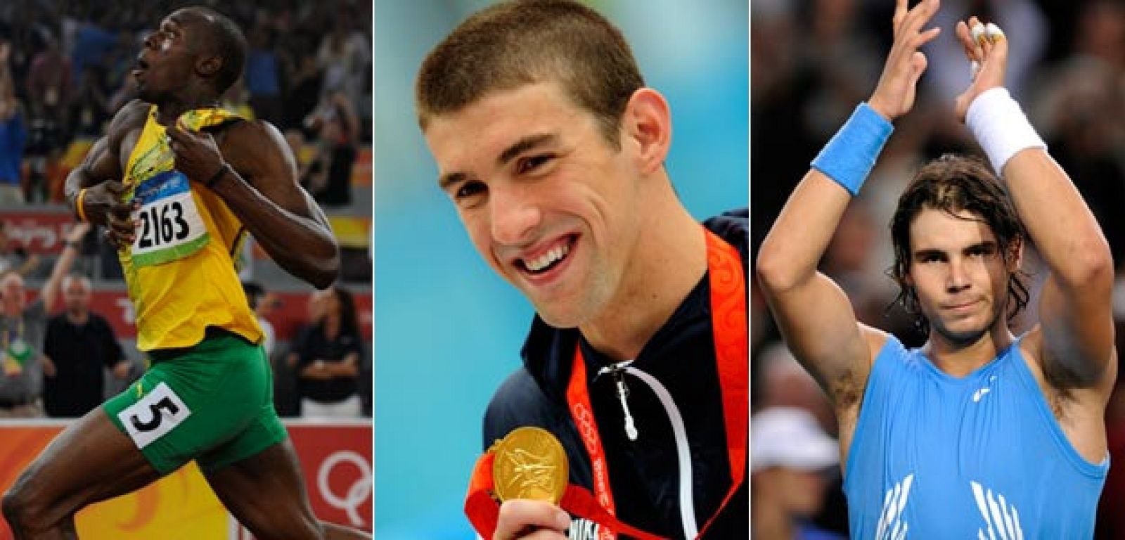 Bolt, Phelps y Nadal han sido los tres protagonistas del año para 'L'Equipe'.