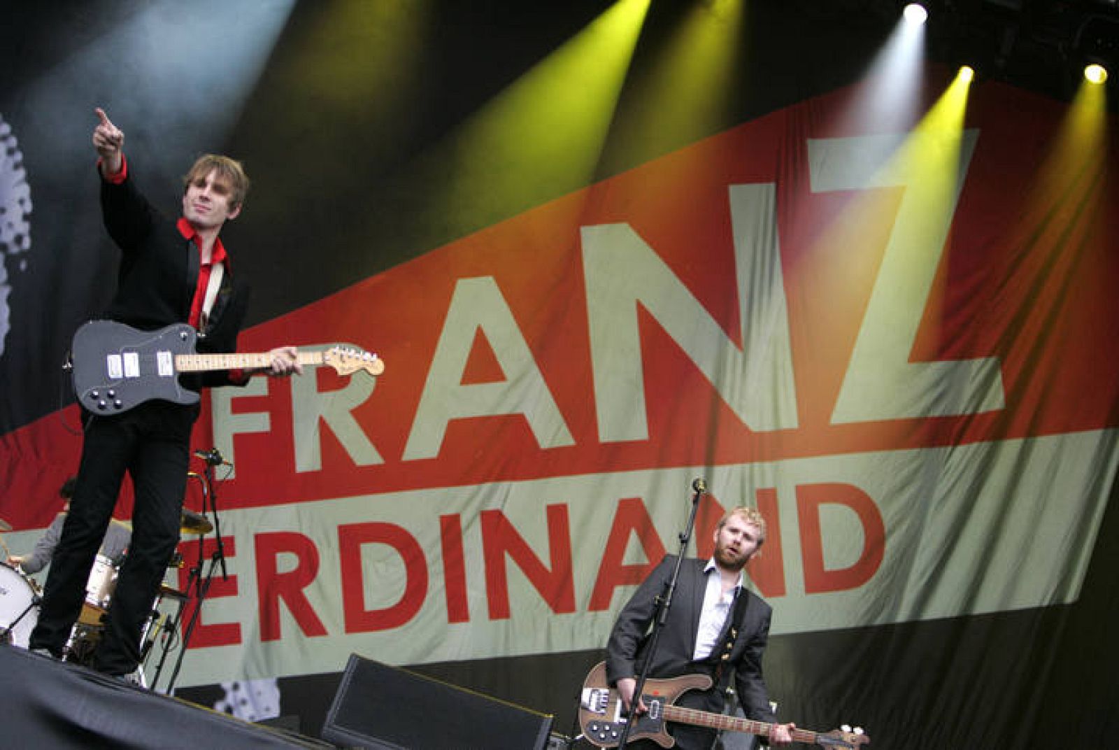 Franz Ferdinand, durante una actuación en Escocia.