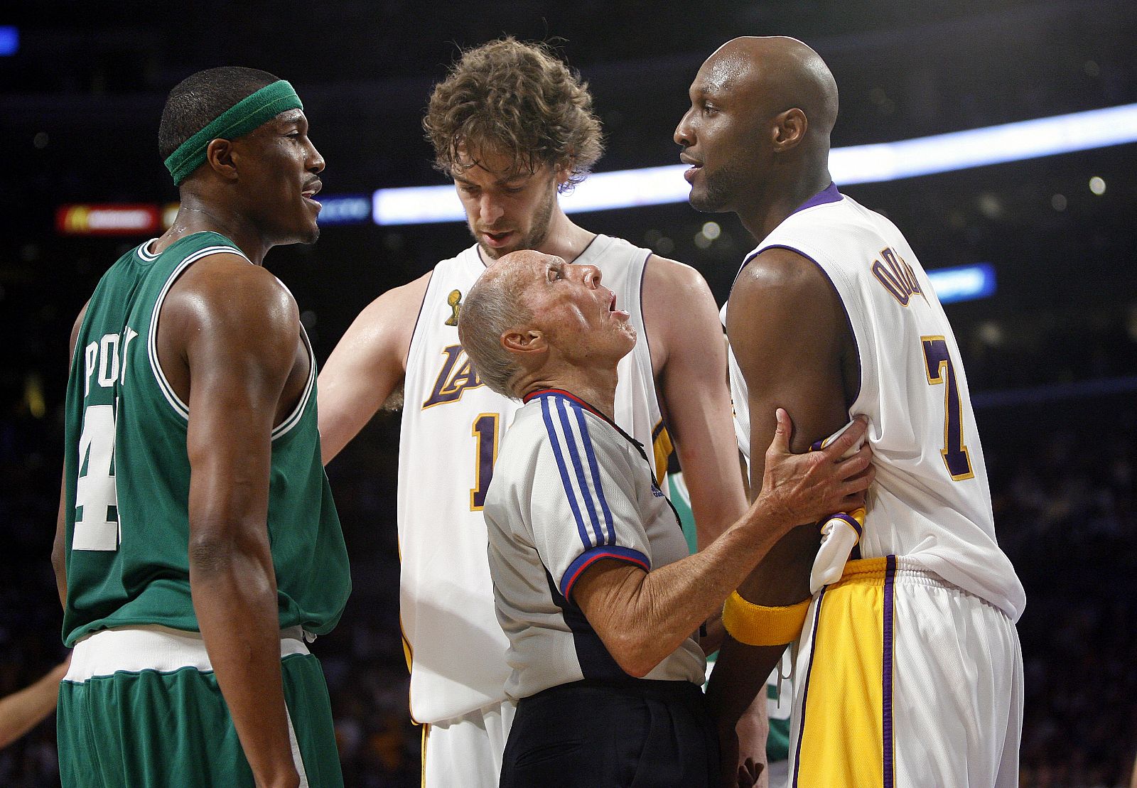 Lakers y Celtics se vieron las caras en la última final de la NBA,, que se llevaron los de Boston por 4-2