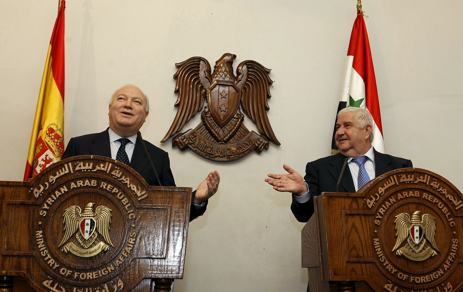 Moratinos se reunió con Bashar al Asad