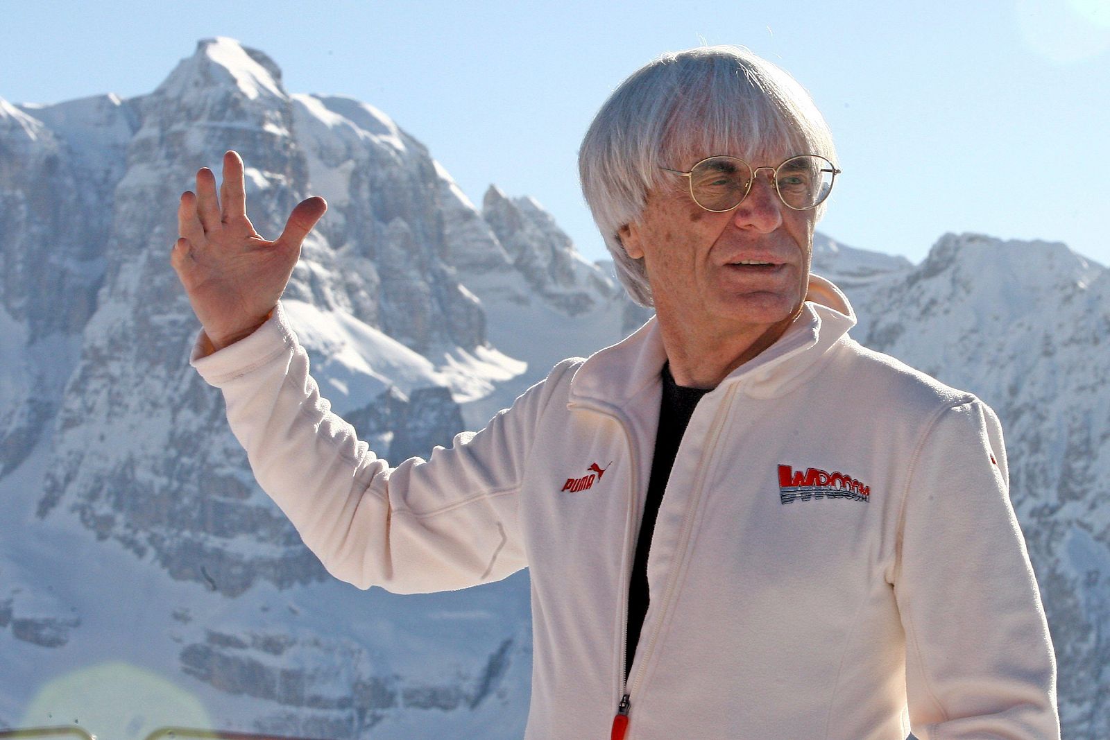 El patrón de la Fórmula Uno, Bernie Ecclestone.