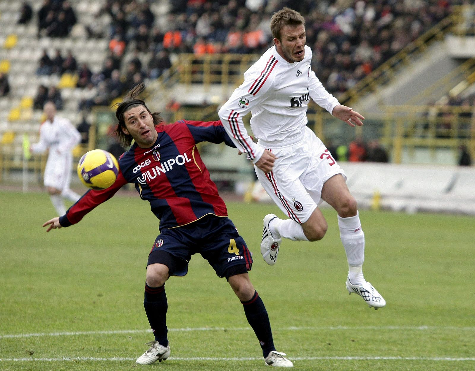 Beckham se ha integrado perfectamente en Milán y en el equipo 'rossonero'.