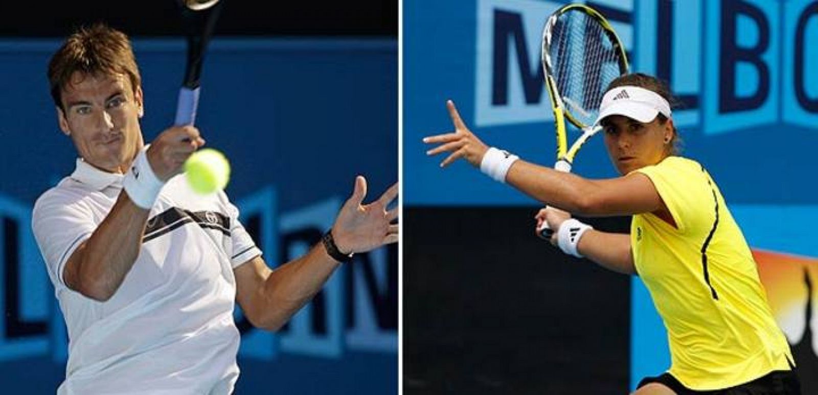 Tommy Robredo y Anabel Medina se clasificaron por primera vez para semifinales del torneo australiano, pero no han podido llegar más lejos.