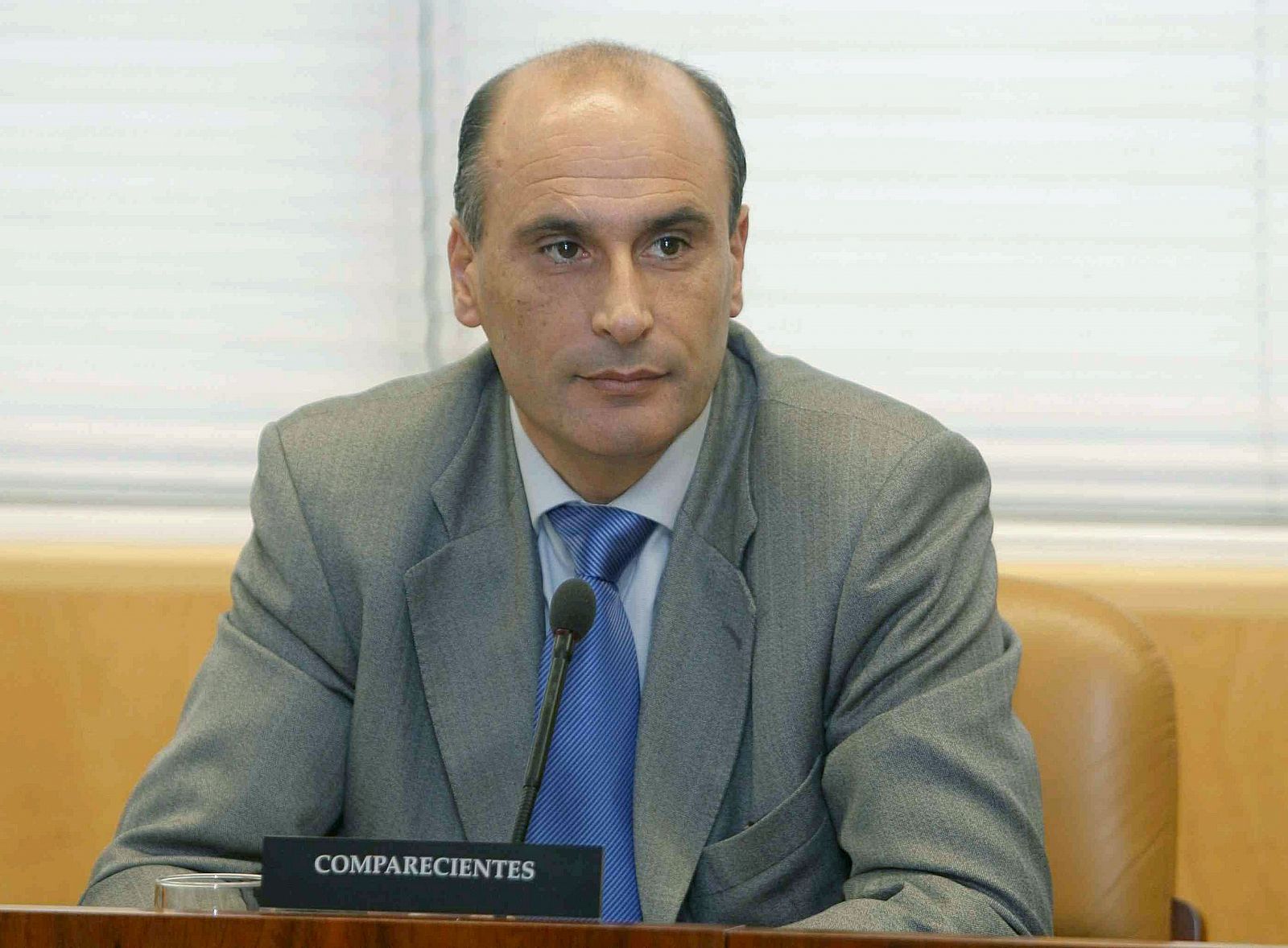 El director del Área de Seguridad de la Comunidad de Madrid, Sergio Gamón, durante su comparecencia en la Asamblea regional.