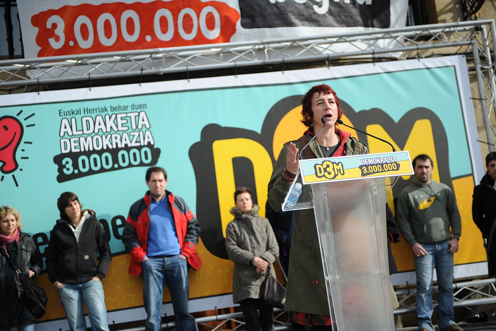 Idoia Ibero, líder en Guipuzcoa de D3M, plataforma electoral abertzale cuyas listas han sido anuladas por el Supremo.