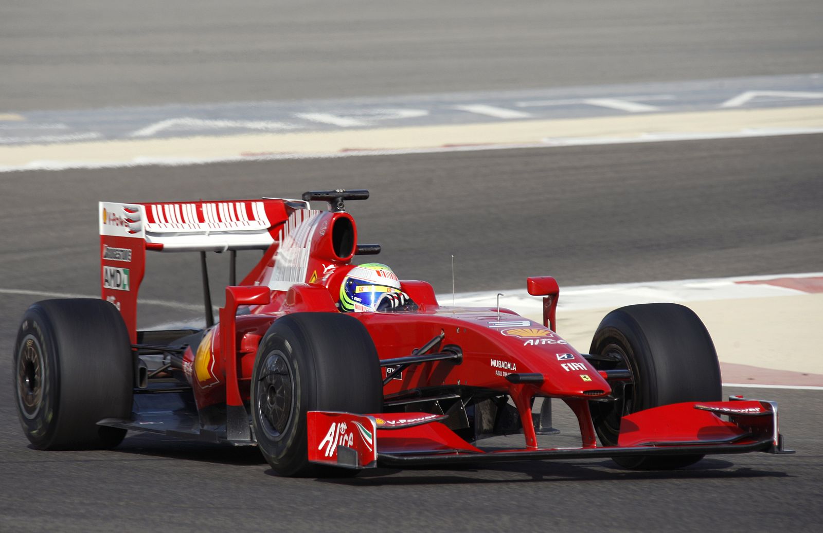 Entrenamiento de Felipe Massa en Bahrein.
