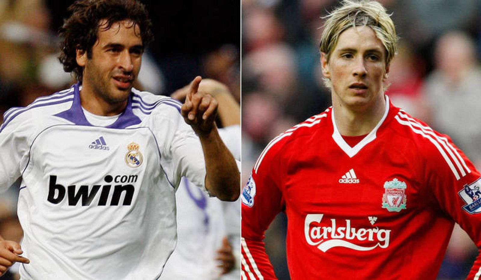 RTVE.es regala una camiseta de Raúl González y otra de Fernando Torres. 