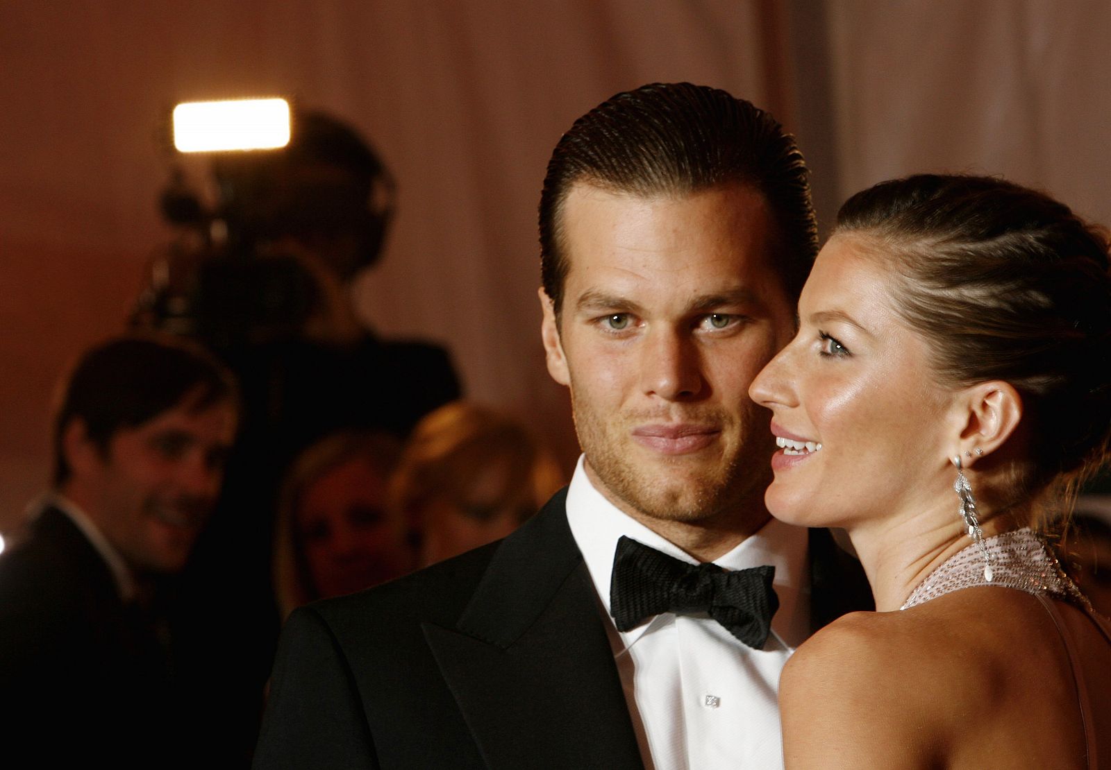 Brazilian supermodel Bundchen and boyfriend Brady arrive at Metropolitan Museum of Art Costume Institute Gala