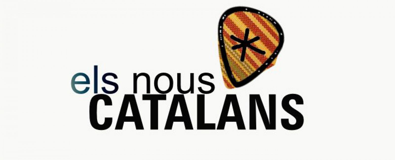 Logo Els nous catalans, fons blanc