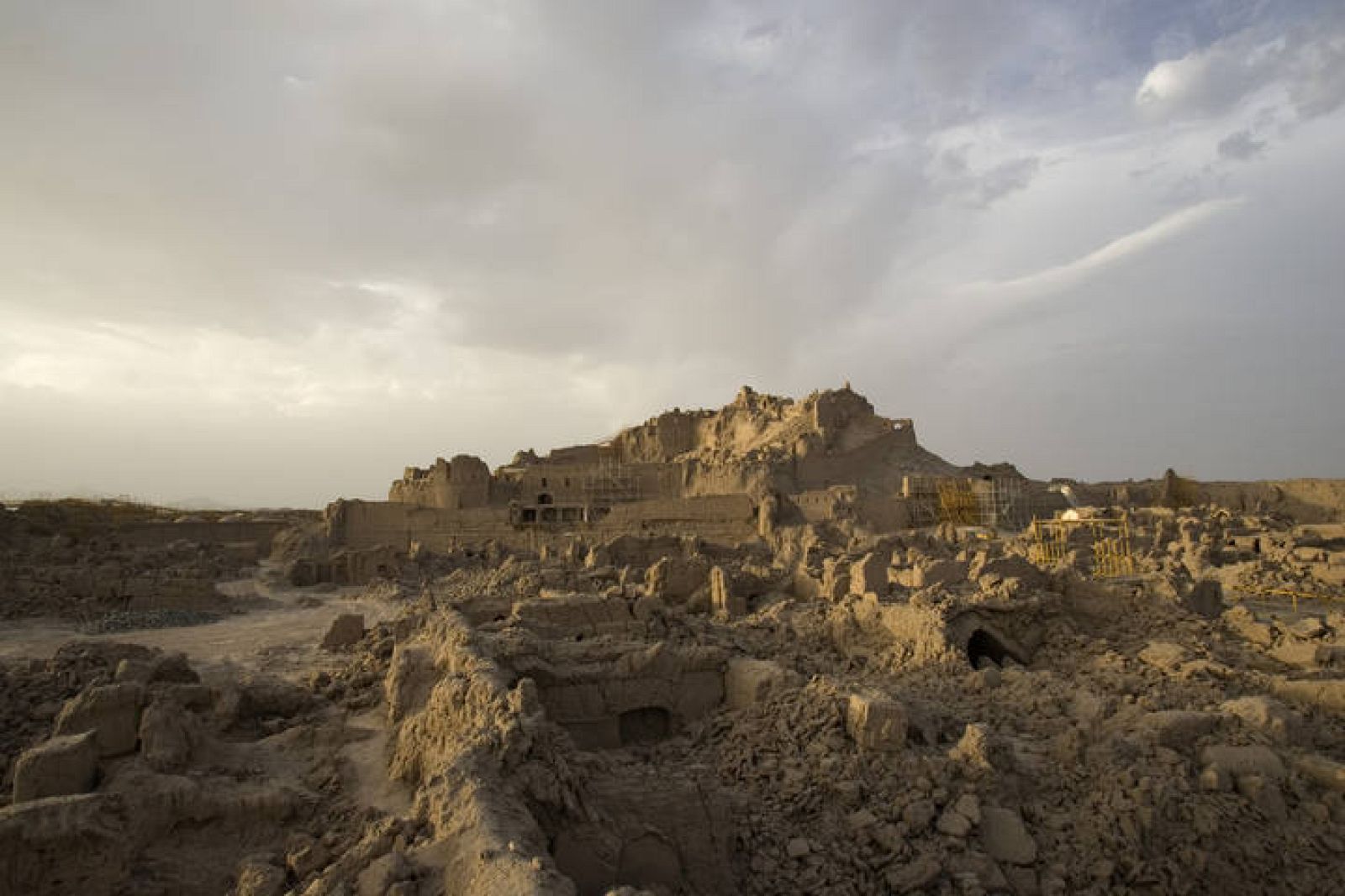 A general view of the destroyed ancient citadel of Bam