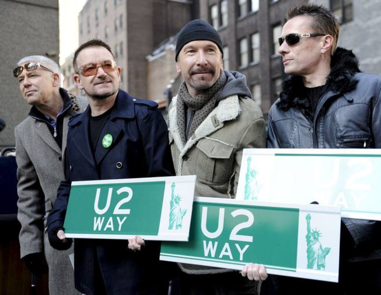 ESTADOS UNIDOS RENOMBRAN CALLE EN HONOR A U2