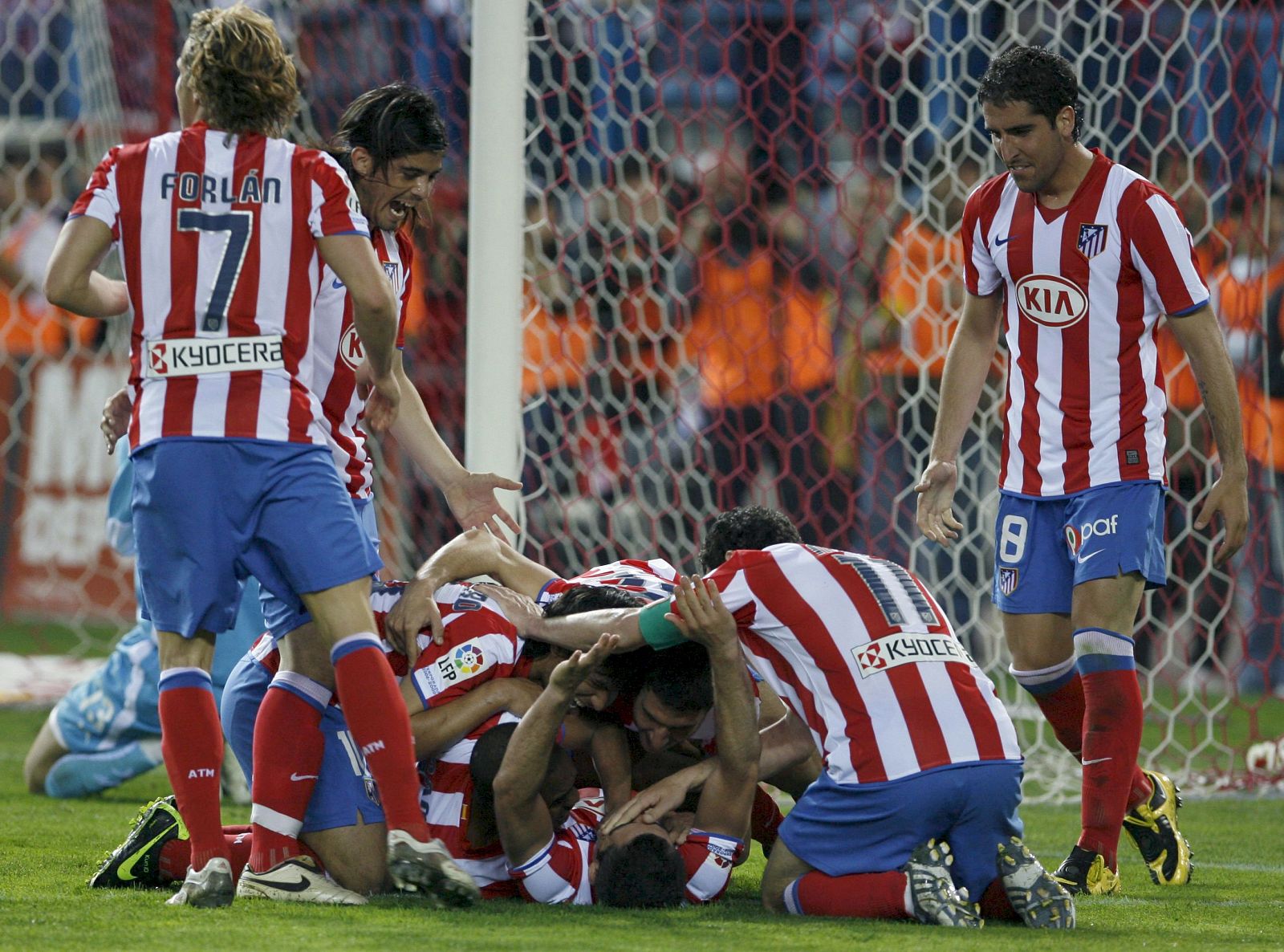 El Atlético logró una sufrida y merecida remontada en el Vicente Calderón.