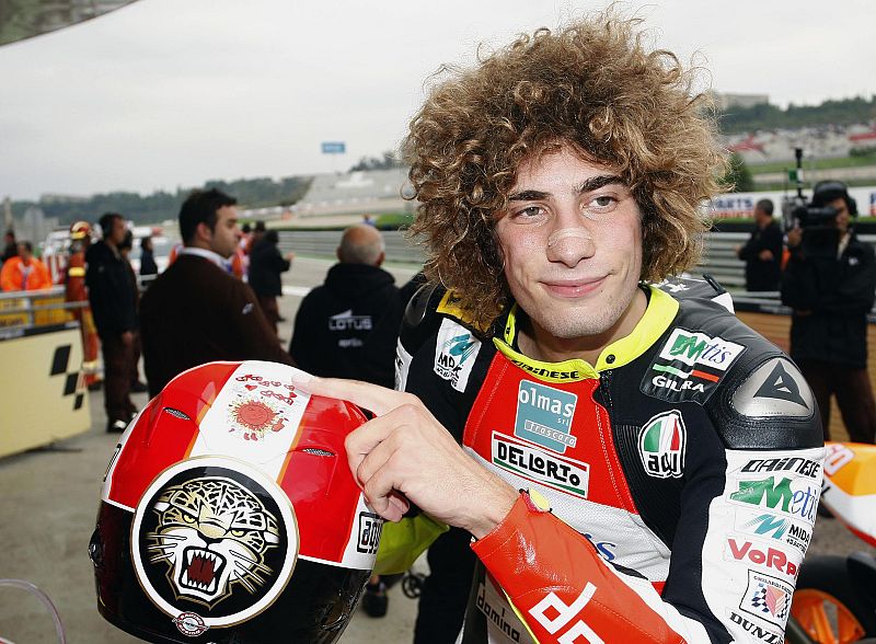El piloto italiano Marco Simoncelli