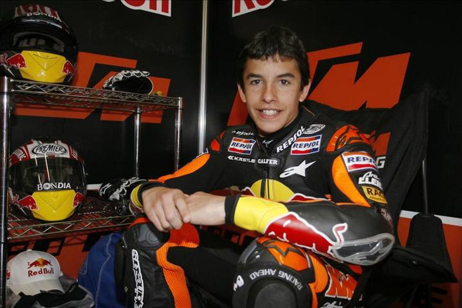 Marc Márquez sigue creciendo en la parrilla de 125cc.
