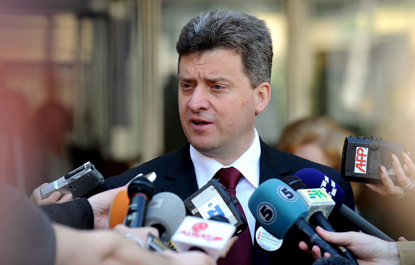 Gjorge Ivanov, nuevo presidente de Macedonia.