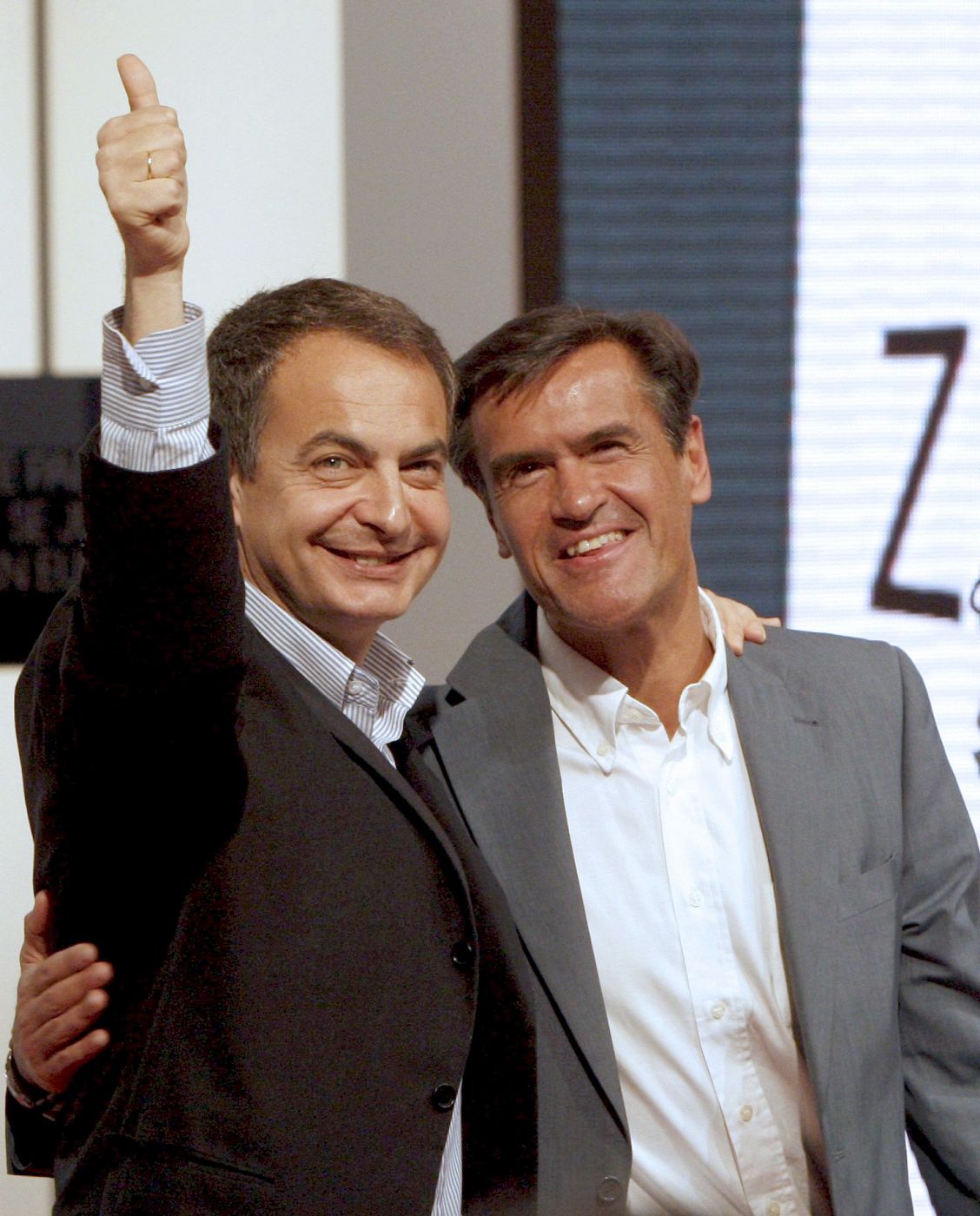 Zapatero y López Aguilar